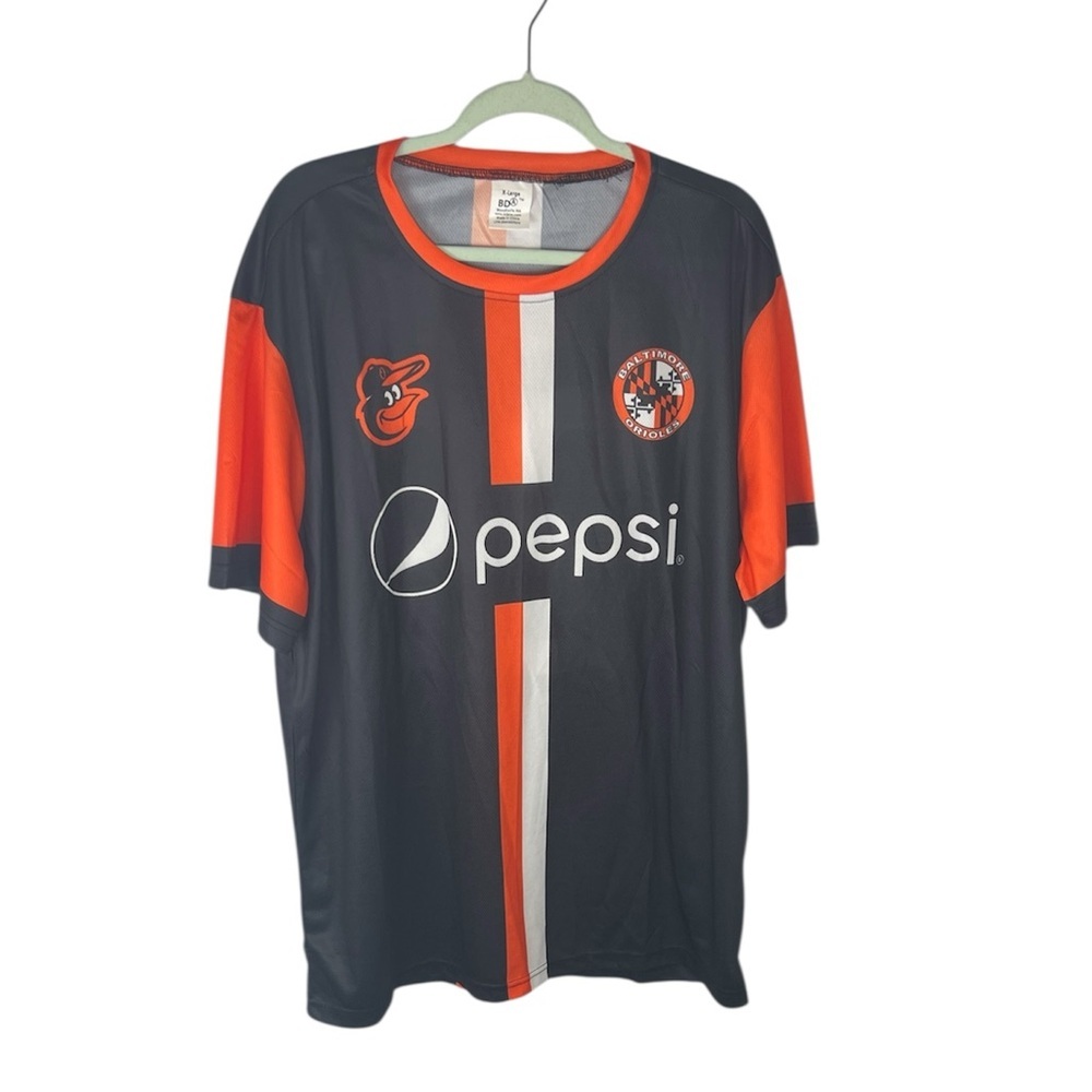 Baltimore Orioles bird land fc soccer jersey size XL